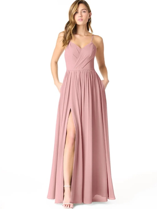 Azazie Dresses & Skirts - Azazie Bridesmaids Dress or Guest wedding. One time used